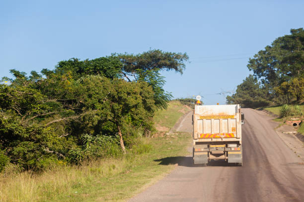istock Truck Vehicle Construction Road 670111810