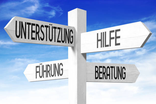 istock Help concept - wooden signpost 670111880