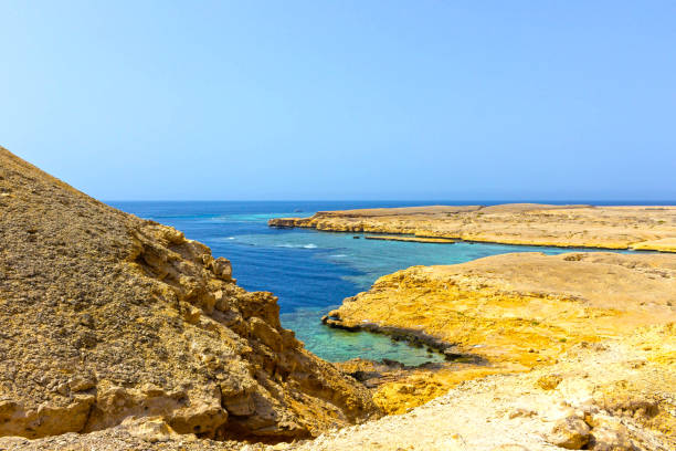 istock Bay with blue water in Ras Muhammad National Park in Egypt 670113698