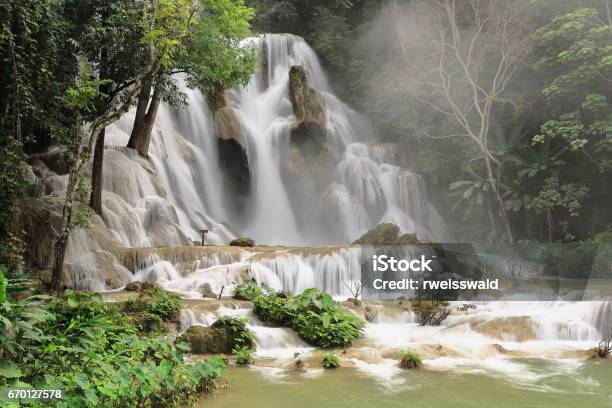 Main Cascade60 Msdroptat Kuang Sideer Dig Falls Luang Prabanglaos 4160 Stock Photo - Download Image Now