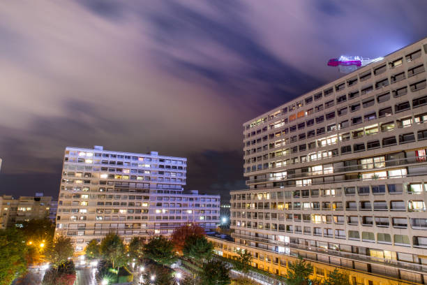 Paris - December 2012: La Defense financial district.