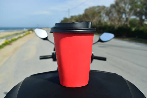 Paper cup of coffee