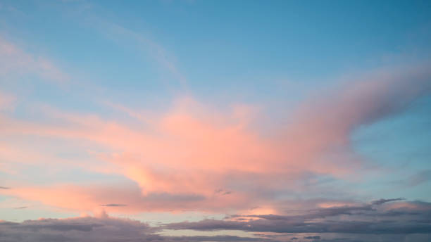 istock Beautiful vibrant colorful Spring sunset sky for use as background 670139856
