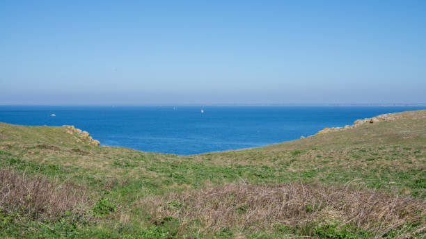 istock Groix Island in Brittany, panorama 670165398