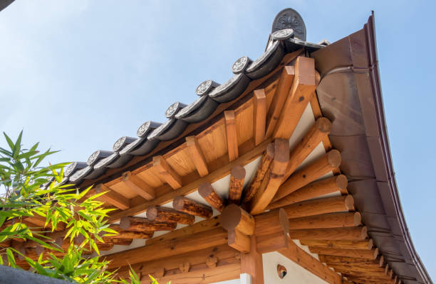 istock Bukchan Hanok Village 670168900