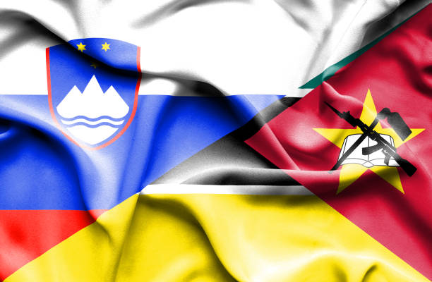istock Waving flag of Mozambique and Slovenia 670170208