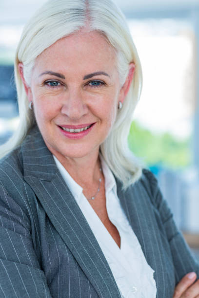 istock Serious businesswoman looking at camera 670186892