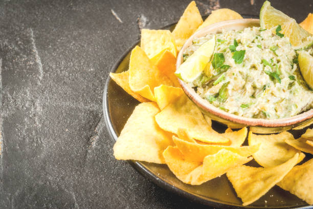 istock Homemade guacamole in bowl 670187110