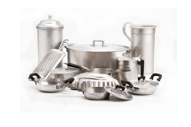 istock Dishes made of aluminum 670212732