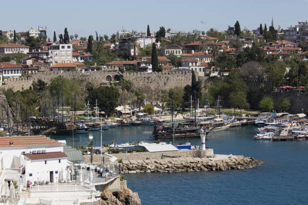 istock Kaleici district and Yivli Minaret view in Antalya 670221480