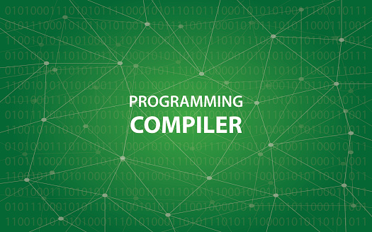 Programming Compiler Concept Illustration White Text Illustration With ...