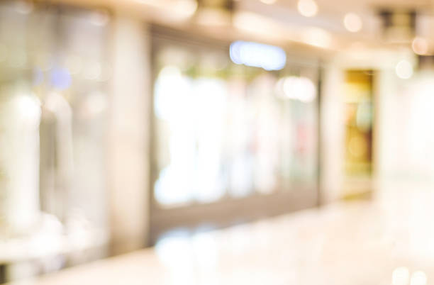 istock Blur store with bokeh background, business background 670240246