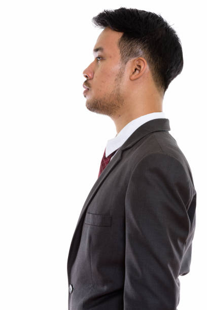 istock Profile view of young Asian businessman 670250194