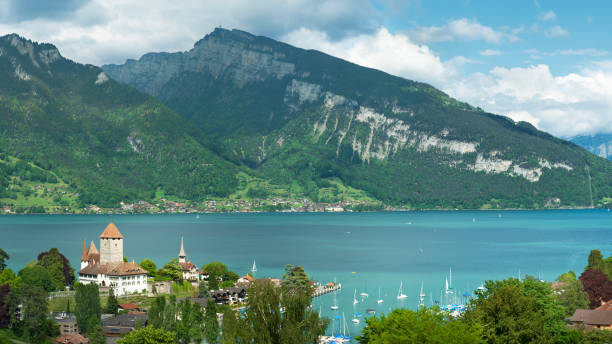 istock idyllic landscape of Swiss 670254926