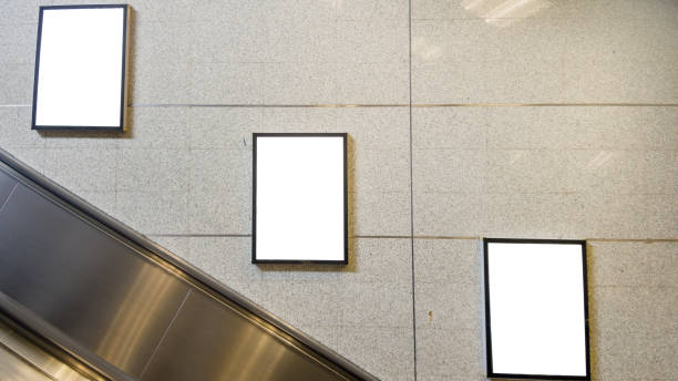 istock Blank billboard in subway. Useful for your advertising. 670262396