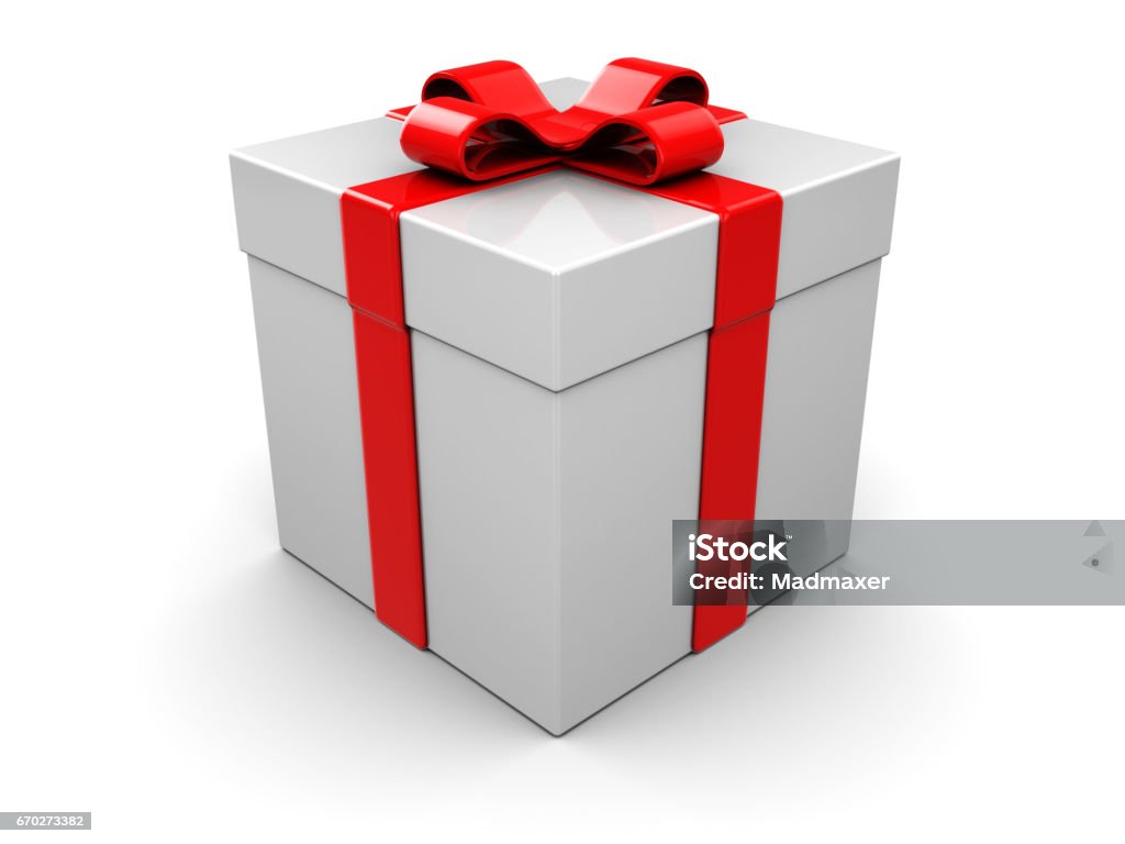 1 Present Box Present Box Stock Photo - Download Image Now - Award Ribbon, Birthday ...