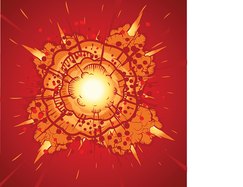 Comically Explode Comic Style Explosions Stock Illustration - Download Image Now ...