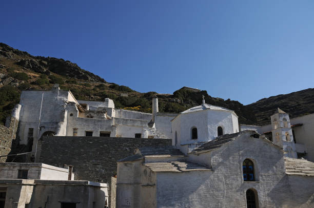 Monastery PanachrantouGreece, Andros island. Cyclades Greece