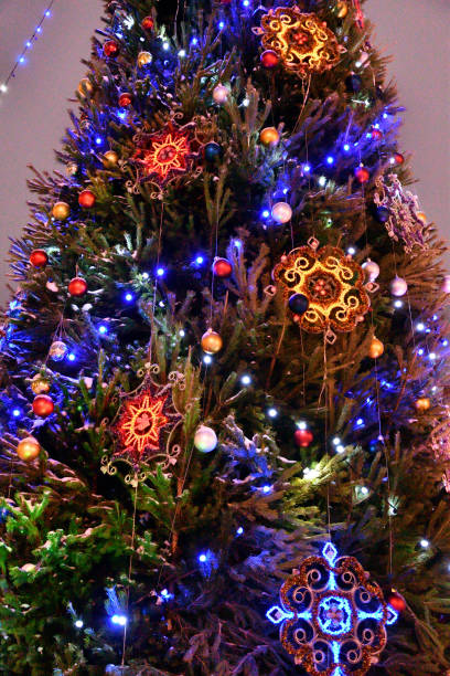 istock Colorful Christmas ornaments 670325958