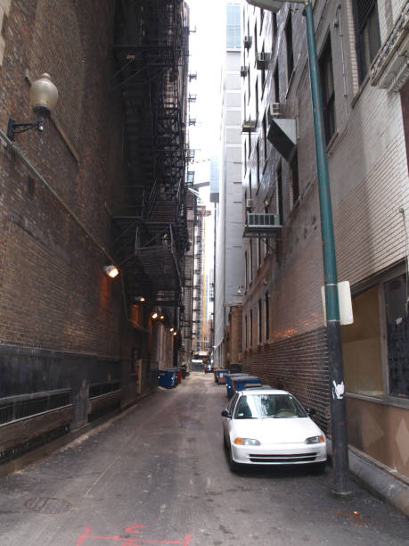 istock An Alley goes through to anyware downtown Chicago 670332660