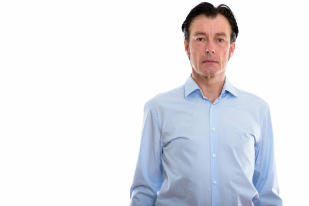 istock Studio shot of mature handsome businessman 670369968