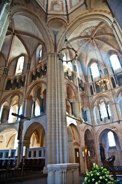 famous gothic dome in Limburg from inside