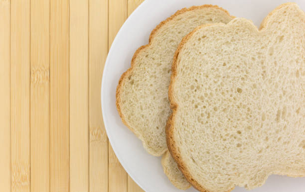 istock English muffin toasting bread slices on a plate 670382512