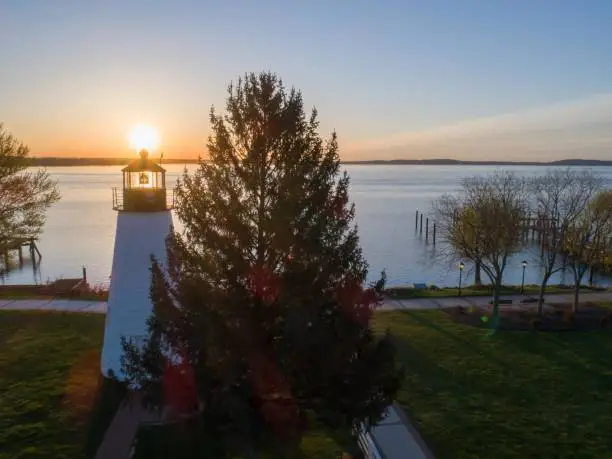 Photo of Peeking over the lighthouse