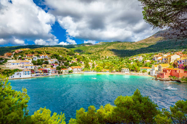 istock Assos village in Kefalonia, Greece 670397992