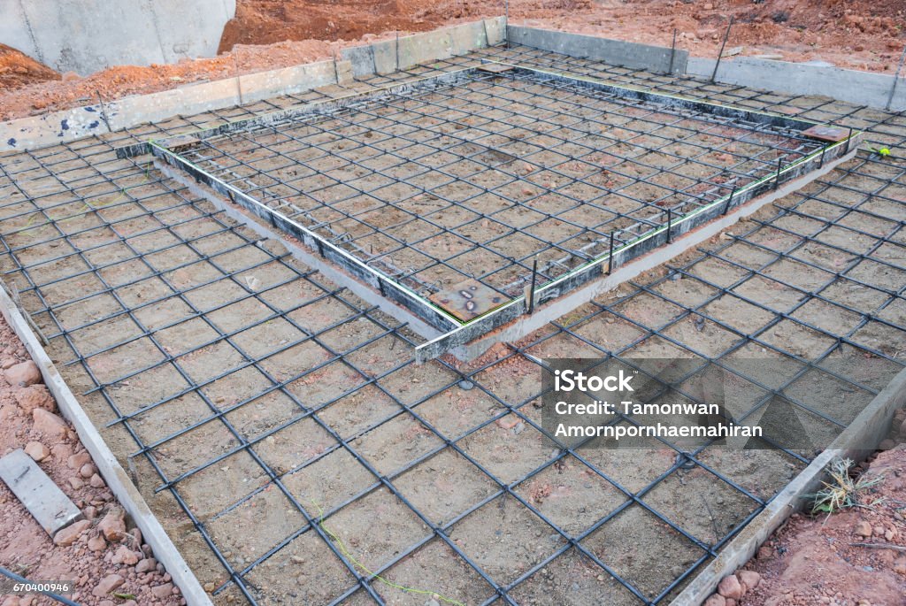 Antagonist zelf Met opzet Steel Wire Mesh For Concrete Floor In Construction Site Stock Photo -  Download Image Now - iStock