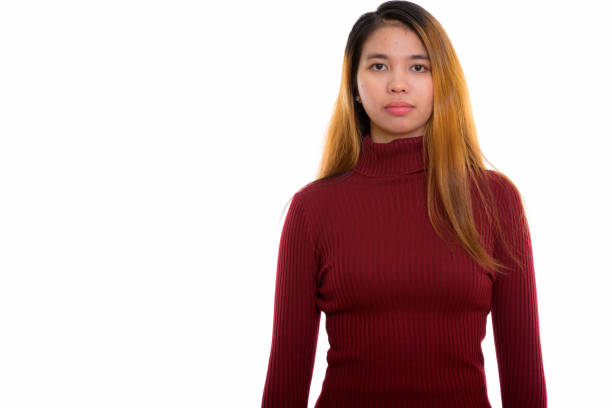 istock Studio shot of young Asian woman 670403496