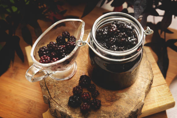 istock Forrest Berries - Blackberry - Natural and organic Jam, Marmalade 670420876