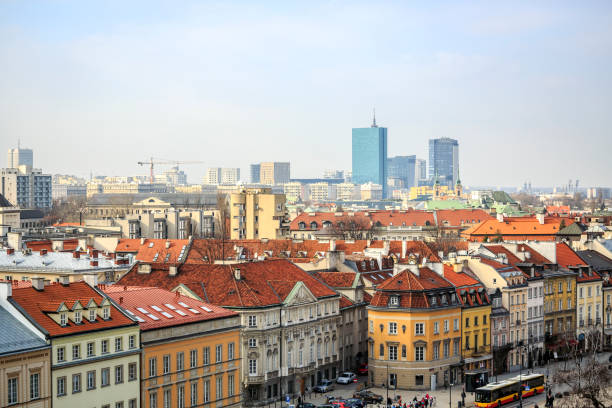 istock Warsaw city center, Poland 670421016