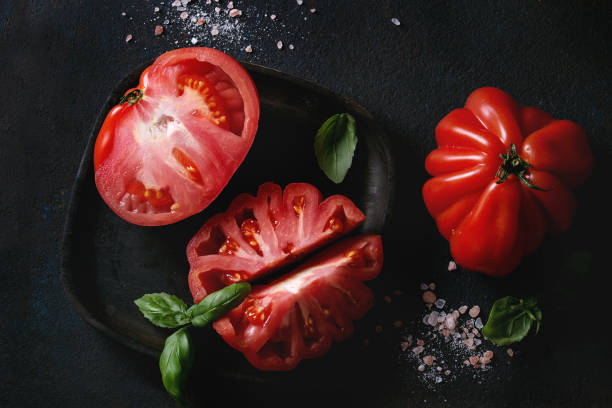 istock Tomatoes Coeur De Boeuf. Beefsteak tomato 670421474