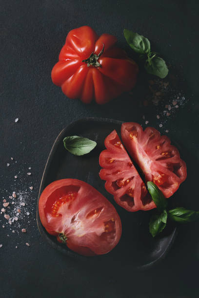 istock Tomatoes Coeur De Boeuf. Beefsteak tomato 670421486