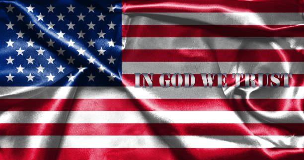 istock United States of America Flag With Text 3D illustration 670422482