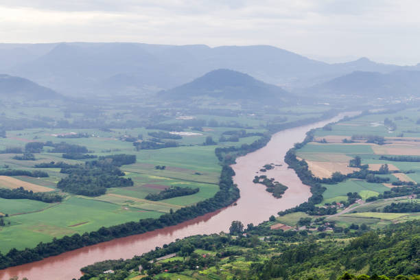 istock Taquari river from Morro do Gaucho mountain landscape 670424676