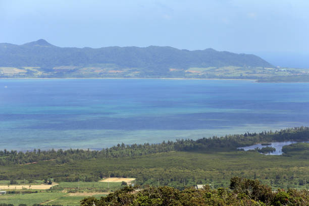 istock View of the observation deck with emerald sea view 670426536