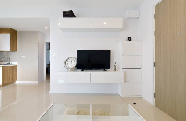istock white luxury modern living interior and decoration, interior design 670429624
