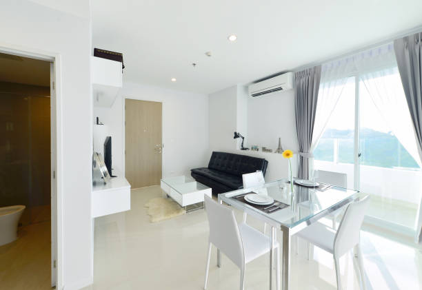 istock white luxury modern living interior and decoration, interior design 670429626