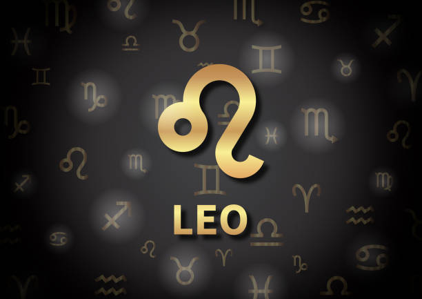 istock An illustration representing the zodiac sign of Leo 670433582