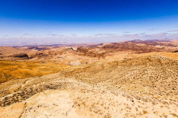 Scenic view of Jordanian desert.