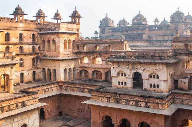 istock Ancient Indian temple, old fortress ruins 670448866