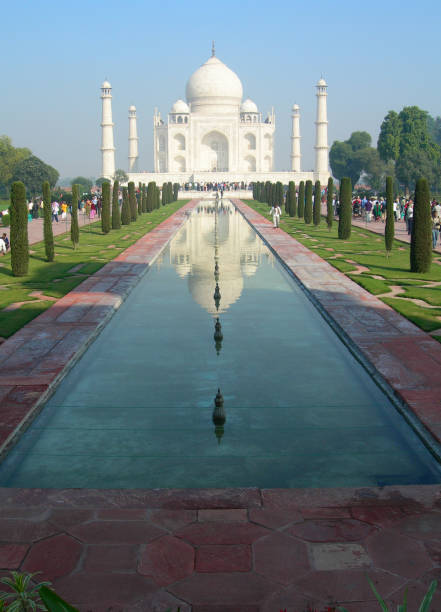 istock Taj Mahal mausoleum complex in Agra, India 670459462