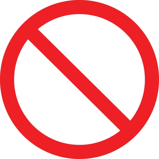 istock Prohibition symbol. Prohibition Sign. Prohibition icon isolated on white background. 670472264