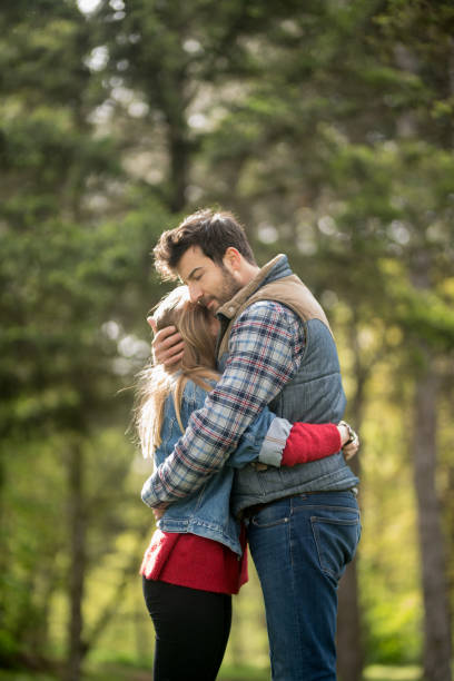 Hug Of Love Stock Photo - Download Image Now - Adult, Adults Only