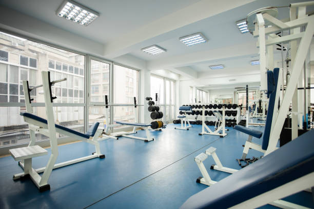 istock Contemporary gym at day 670494308