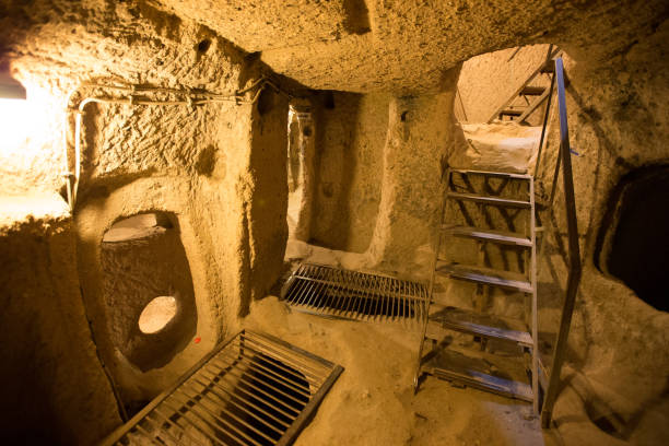 istock Derinkuyu cave city in Cappadocia Turkey 670495586