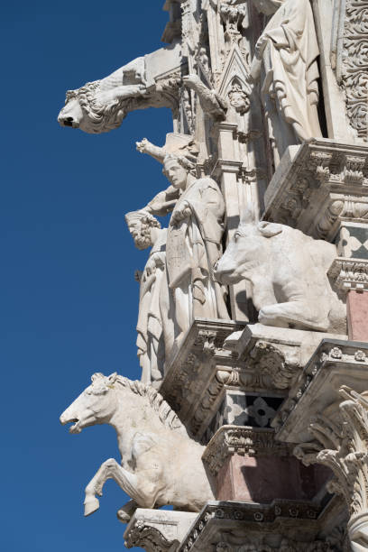 istock Architectural details of Siena Cathedral 670499356