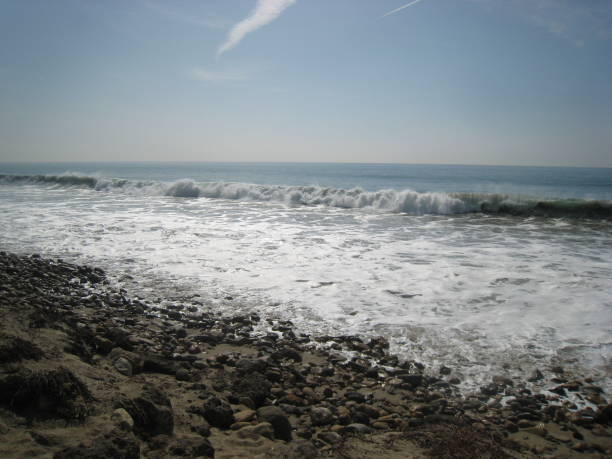 istock Pacific Ocean waves at Santa Monica California 670505908